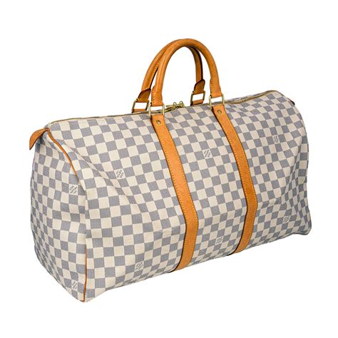 white lv duffle bag
